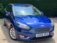 USED 2016 66 FORD FOCUS 1.0T EcoBoost Titanium Estate 5dr Petrol Manual Euro 6 (s/s) (125 ps) Ford FSH, Supplied with new wetbelt