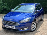 USED 2016 66 FORD FOCUS 1.0T EcoBoost Titanium Estate 5dr Petrol Manual Euro 6 (s/s) (125 ps) Ford FSH, Supplied with new wetbelt