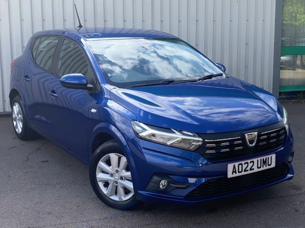 USED 2022 22 DACIA SANDERO 1.0 TCe Comfort Hatchback 5dr Bi Fuel Manual Euro 6 (s/s) (100 ps) KEYLESS+CAMERA+R/SENSOR+1OWNER