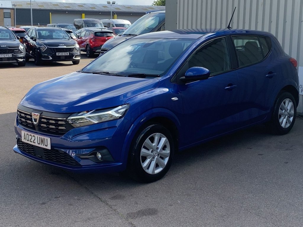 USED 2022 22 DACIA SANDERO 1.0 TCe Comfort Hatchback 5dr Bi Fuel Manual Euro 6 (s/s) (100 ps) KEYLESS+CAMERA+R/SENSOR+1OWNER