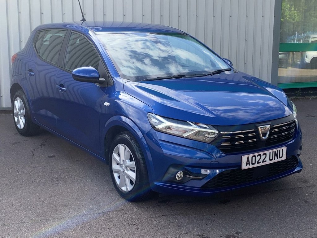 USED 2022 22 DACIA SANDERO 1.0 TCe Comfort Hatchback 5dr Bi Fuel Manual Euro 6 (s/s) (100 ps) KEYLESS+CAMERA+R/SENSOR+1OWNER