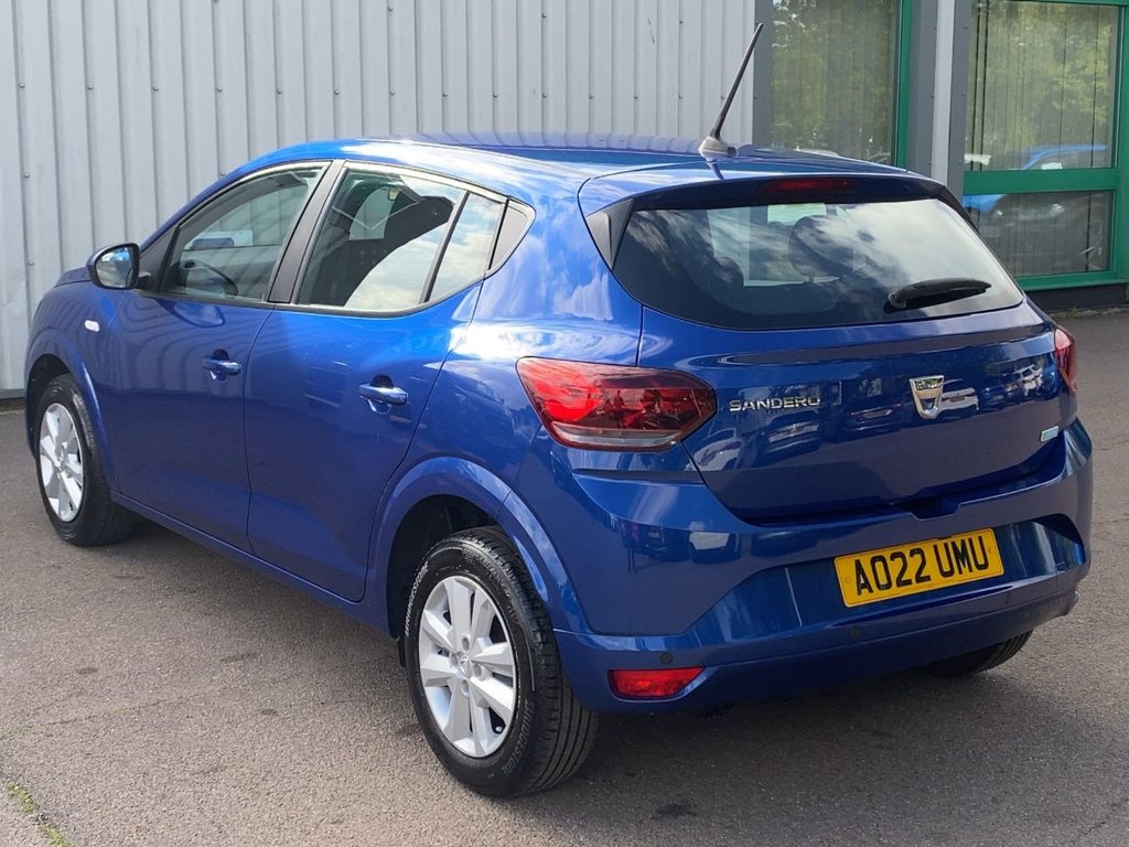 USED 2022 22 DACIA SANDERO 1.0 TCe Comfort Hatchback 5dr Bi Fuel Manual Euro 6 (s/s) (100 ps) KEYLESS+CAMERA+R/SENSOR+1OWNER