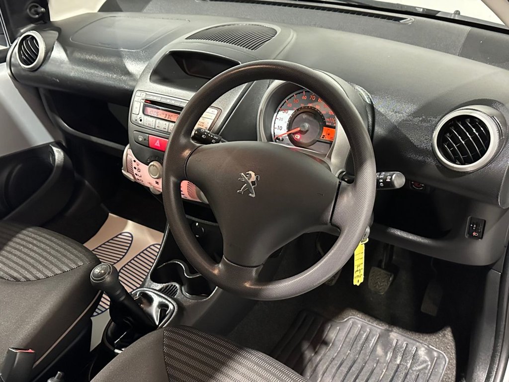 USED 2013 63 PEUGEOT 107 1.0 12V Active Hatchback 5dr Petrol Manual Euro 5 (68 ps) 