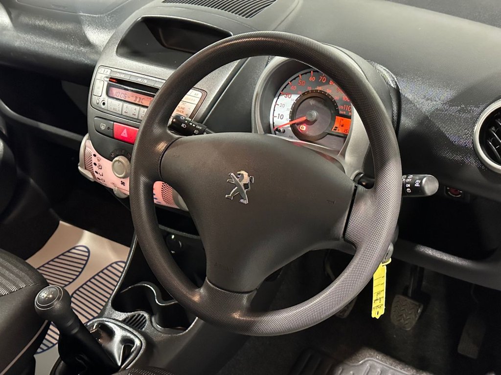 USED 2013 63 PEUGEOT 107 1.0 12V Active Hatchback 5dr Petrol Manual Euro 5 (68 ps) 