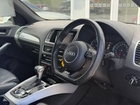 USED 2017 66 AUDI Q5 2.0 TDI S line Plus SUV 5dr Diesel S Tronic quattro Euro 6 (s/s) (190 ps) BLACK LEATHER, SATELLITE NAVIGATION, CLIMATE CONTROL, CRUISE CONTROL, MULTI FUNCTION STEERING WHEEL, 20&rdquo; ALLOY WHEELS, PADDLE SHIFT, VOICE CONTROL, FRONT ARM REST, MEDIA, DRIVER ASSIST, RAIN SENSORS, LUMBAR SUPPORT, AUTO LIGHTS, REAR PRIVACY GLASS, FRONT & REAR PARKING SENSORS, BLUETOOTH, HEATED FRONT SEATS, ALUMINIUM ROOF RAILS, AUDI MULTI MEDIA