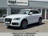 USED 2017 66 AUDI Q5 2.0 TDI S line Plus SUV 5dr Diesel S Tronic quattro Euro 6 (s/s) (190 ps) BLACK LEATHER, SATELLITE NAVIGATION, CLIMATE CONTROL, CRUISE CONTROL, MULTI FUNCTION STEERING WHEEL, 20&rdquo; ALLOY WHEELS, PADDLE SHIFT, VOICE CONTROL, FRONT ARM REST, MEDIA, DRIVER ASSIST, RAIN SENSORS, LUMBAR SUPPORT, AUTO LIGHTS, REAR PRIVACY GLASS, FRONT & REAR PARKING SENSORS, BLUETOOTH, HEATED FRONT SEATS, ALUMINIUM ROOF RAILS, AUDI MULTI MEDIA