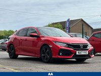 USED 2017 17 HONDA CIVIC 1.0 VTEC Turbo EX Hatchback 5dr Petrol CVT Euro 6 (s/s) (129 ps) 