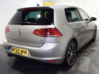USED 2015 65 VOLKSWAGEN GOLF 1.4 TSI BlueMotion Tech ACT GT Hatchback 5dr Petrol DSG Euro 6 (s/s) (150 ps) &pound;35 TAX-CRUISE-BLUETOOTH-AUTO-7 SERVICES-DAB-PARKING SENSORS-A/C
