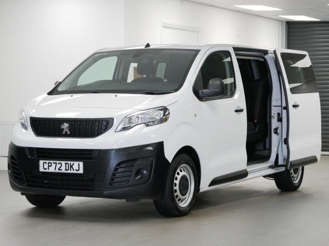 View our Peugeot Expert 1200 2.0 BLUEHDI 145 BHP L1 PROFESSIONAL PREMIUM CREWCAB 6 SEATER