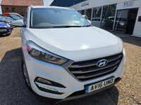 USED 2016 16 HYUNDAI TUCSON 2.0 CRDi Blue Drive SE Nav SUV 5dr Diesel Manual Euro 6 (s/s) (136 ps) DAB+NAV+CLIMATE+PARKASSIST+LADY+FSH+CAM