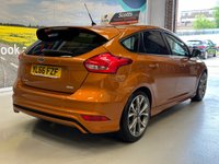 USED 2017 66 FORD FOCUS 1.0T EcoBoost ST-Line Hatchback 5 door Petrol Manual Euro 6 in orange BLUETOOTH+PRIVACY GLASS+CD PLAYER