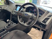 USED 2017 66 FORD FOCUS 1.0T EcoBoost ST-Line Hatchback 5 door Petrol Manual Euro 6 in orange BLUETOOTH+PRIVACY GLASS+CD PLAYER