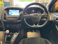 USED 2017 66 FORD FOCUS 1.0T EcoBoost ST-Line Hatchback 5 door Petrol Manual Euro 6 in orange BLUETOOTH+PRIVACY GLASS+CD PLAYER