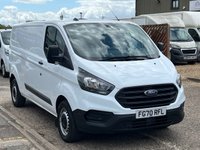 USED 2020 70 FORD TRANSIT CUSTOM 2.0 340 EcoBlue Leader Panel Van 5dr Diesel Manual L2 H1 Euro 6 (s/s) (130 ps) 
