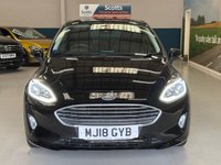 USED 2018 18 FORD FIESTA 1.1 Ti-VCT Zetec Hatchback 5 door Petrol Manual Euro 6 in Black +BLUETOOTH+REAR PARK SENSORS+