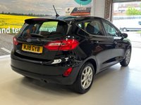 USED 2018 18 FORD FIESTA 1.1 Ti-VCT Zetec Hatchback 5 door Petrol Manual Euro 6 in Black +BLUETOOTH+REAR PARK SENSORS+
