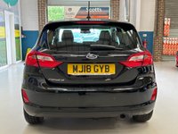 USED 2018 18 FORD FIESTA 1.1 Ti-VCT Zetec Hatchback 5 door Petrol Manual Euro 6 in Black +BLUETOOTH+REAR PARK SENSORS+