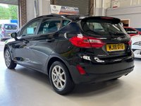 USED 2018 18 FORD FIESTA 1.1 Ti-VCT Zetec Hatchback 5 door Petrol Manual Euro 6 in Black +BLUETOOTH+REAR PARK SENSORS+