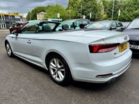 USED 2018 18 AUDI A5 CABRIOLET 2.0 TDI Sport Convertible 2dr Diesel S Tronic Euro 6 (s/s) (190 ps) 190BHP + NAV + CRUISE + DAB + CARPLAY + CABRIOLET