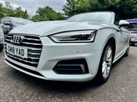 USED 2018 18 AUDI A5 CABRIOLET 2.0 TDI Sport Convertible 2dr Diesel S Tronic Euro 6 (s/s) (190 ps) 190BHP + NAV + CRUISE + DAB + CARPLAY + CABRIOLET
