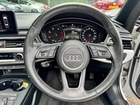 USED 2018 18 AUDI A5 CABRIOLET 2.0 TDI Sport Convertible 2dr Diesel S Tronic Euro 6 (s/s) (190 ps) 190BHP + NAV + CRUISE + DAB + CARPLAY + CABRIOLET