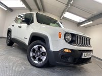 USED 2018 18 JEEP RENEGADE 1.6 MultiJetII Sport SUV 5dr Diesel Manual Euro 6 (s/s) (120 ps) ALPINE WHITE!!!