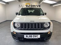 USED 2018 18 JEEP RENEGADE 1.6 MultiJetII Sport SUV 5dr Diesel Manual Euro 6 (s/s) (120 ps) ALPINE WHITE!!!