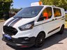 USED 2018 68 FORD TRANSIT CUSTOM 2.0 320 EcoBlue Crew Van Double Cab L1 H1 [ Air Con ) Euro 6 (6 Seat) (105 ps) Direct from lease Company Full Service History