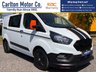 USED 2018 68 FORD TRANSIT CUSTOM 2.0 320 EcoBlue Crew Van Double Cab L1 H1 [ Air Con ) Euro 6 (6 Seat) (105 ps) Direct from lease Company Full Service History