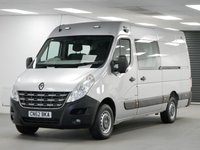 USED 2012 62 RENAULT MASTER 3500 RWD 2.3 DCI 125 BHP LHL X-LONG 7 SEATER CREWCAB  7 SEATS | AIR CON | SAT NAV | L4 X-LONG