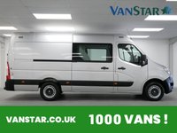 USED 2012 62 RENAULT MASTER 3500 RWD 2.3 DCI 125 BHP LHL X-LONG 7 SEATER CREWCAB  7 SEATS | AIR CON | SAT NAV | L4 X-LONG