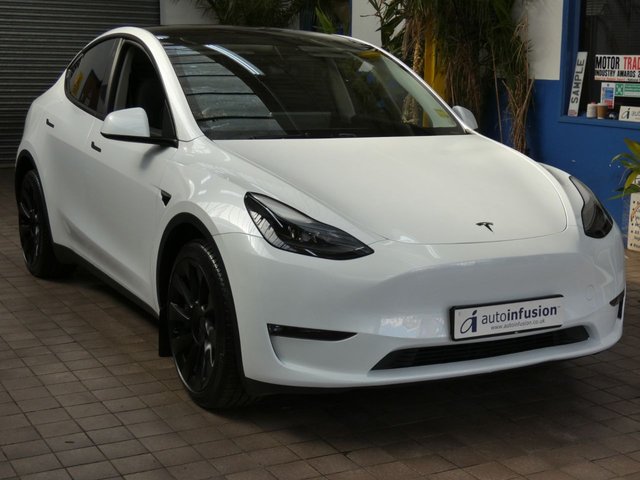 View our Tesla Model Y (Dual Motor) Long Range SUV 5dr Electric Auto 4WDE (384 bhp)