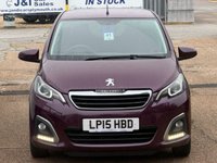USED 2015 15 PEUGEOT 108 1.2 VTi PureTech Allure Hatchback 5dr Petrol Manual Euro 5 (82 ps) GREAT SERVICE HISTORY WITH THIS CAR