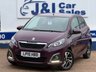 USED 2015 15 PEUGEOT 108 1.2 VTi PureTech Allure Hatchback 5dr Petrol Manual Euro 5 (82 ps) GREAT SERVICE HISTORY WITH THIS CAR