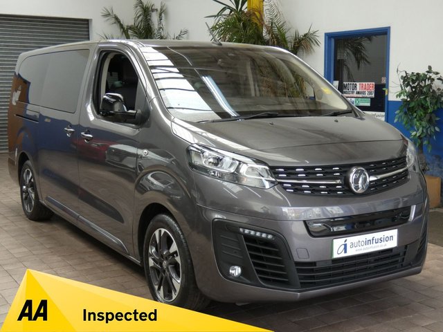 View our Vauxhall Vivaro Life Electric 50kWh Elite MPV 5dr Electric Auto LWB (8 Seat, 7.4kW Charger) (136 ps)