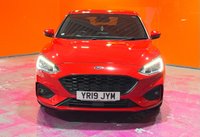 USED 2019 19 FORD FOCUS 1.0T EcoBoost ST-Line X Hatchback 5dr Petrol Manual Euro 6 (s/s) (125 ps) Race Red. 18" Alloys. SYNC3NAV
