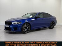 USED 2018 68 BMW M5 4.4i V8 Competition Saloon 4dr Petrol Steptronic xDrive Euro 6 (s/s) (625 ps) &pound;8K FITTED EXTRAS INCLUDING PREMIUM PACK + COMFORT PACK