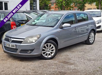 2006 VAUXHALL ASTRA 1.6i 16v Design Hatchback 5dr Petrol Manual (Twinport) (158 g/km, 103 bhp) &pound;1295.00