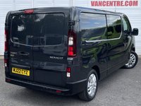 USED 2022 22 RENAULT TRAFIC 2.0 dCi ENERGY 30 Sport Panel Van 5dr Diesel Manual LONG WHEEL BASE Standard Roof Euro 6 in BLACK (s/s) FULLY CARPETED & READY TO CAMPER ++ SAT NAV + APPLE CAR PLAY ++