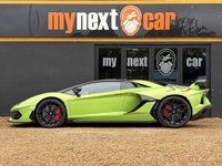 USED 2021 21 LAMBORGHINI AVENTADOR 6.5 V12 LP 770-4 SVJ Roadster ISR 4WD Euro 6 2dr 1 Owner, Full Lamborghini Service History, Main Paint Verdi Ithaca, SVJ Logo Painted, Red Brake Callipers, Style Package, Full Interior Carbon Fibre Package, Rear View Camera and Parking Sensors, Coloured Interior SVJ Logo, Electric and Heated Comfort Seats With Carbon Details