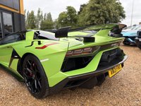 USED 2021 21 LAMBORGHINI AVENTADOR 6.5 V12 LP 770-4 SVJ Roadster ISR 4WD Euro 6 2dr 1 Owner, Full Lamborghini Service History, Main Paint Verdi Ithaca, SVJ Logo Painted, Red Brake Callipers, Style Package, Full Interior Carbon Fibre Package, Rear View Camera and Parking Sensors, Coloured Interior SVJ Logo, Electric and Heated Comfort Seats With Carbon Details