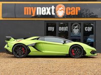 USED 2021 21 LAMBORGHINI AVENTADOR 6.5 V12 LP 770-4 SVJ Roadster ISR 4WD Euro 6 2dr 1 Owner, Full Lamborghini Service History, Main Paint Verdi Ithaca, SVJ Logo Painted, Red Brake Callipers, Style Package, Full Interior Carbon Fibre Package, Rear View Camera and Parking Sensors, Coloured Interior SVJ Logo, Electric and Heated Comfort Seats With Carbon Details