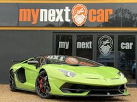 USED 2021 21 LAMBORGHINI AVENTADOR 6.5 V12 LP 770-4 SVJ Roadster ISR 4WD Euro 6 2dr 1 Owner, Full Lamborghini Service History, Main Paint Verdi Ithaca, SVJ Logo Painted, Red Brake Callipers, Style Package, Full Interior Carbon Fibre Package, Rear View Camera and Parking Sensors, Coloured Interior SVJ Logo, Electric and Heated Comfort Seats With Carbon Details