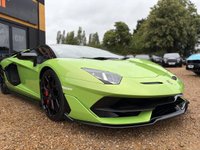 USED 2021 21 LAMBORGHINI AVENTADOR 6.5 V12 LP 770-4 SVJ Roadster ISR 4WD Euro 6 2dr 1 Owner, Full Lamborghini Service History, Main Paint Verdi Ithaca, SVJ Logo Painted, Red Brake Callipers, Style Package, Full Interior Carbon Fibre Package, Rear View Camera and Parking Sensors, Coloured Interior SVJ Logo, Electric and Heated Comfort Seats With Carbon Details