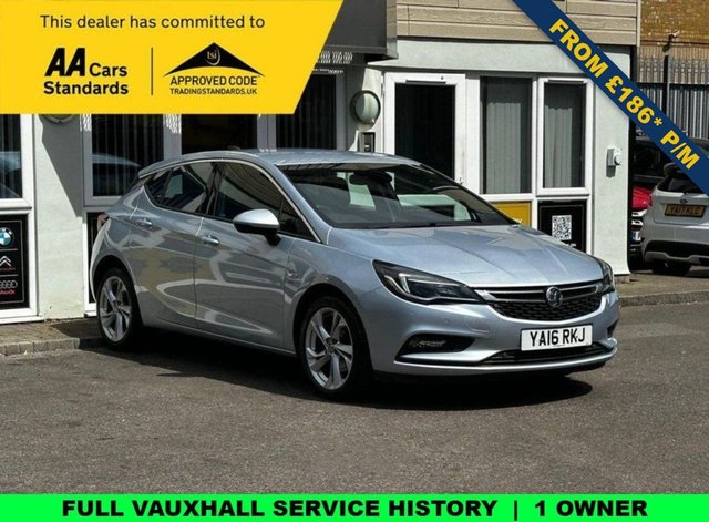View our Vauxhall Astra 1.4i Turbo SRi Nav Hatchback 5dr Petrol Auto Euro 6 (s/s) (150 ps)