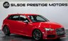 USED 2016 16 AUDI S3 2.0 S3 Sportback Nav Quattro Semi-Auto 4WD 5dr REVERSE CAM+HTD SEATS+NAV