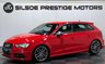USED 2016 16 AUDI S3 2.0 S3 Sportback Nav Quattro Semi-Auto 4WD 5dr REVERSE CAM+HTD SEATS+NAV