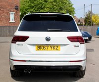 PRE-OWNED 2017 67 VOLKSWAGEN TIGUAN 2.0 TDI R-Line SUV 5dr Diesel DSG 4Motion Euro 6 (s/s) (150 ps) Pure White, Dark Magnetic Grey Race Cloth, 20" Alloys, Panoramic Sunroof, Satellite Navigation, Heated Seats, Front and Rear Parking Sensors, LED Headlights With Dynamic Light Assist, , Sports Suspension, Headlight Washers, Ambient Lighting, 3 Zone Climate Control, Driver Profile Selection, Electric Foldable Wing Mirrors, Cooled Glovebox, Lane Assist, Stainless Steel Pedals, Progressive Steering, 2 Keys and Book Pack, 1 Previous Owner, Full Service History.