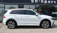 PRE-OWNED 2017 67 VOLKSWAGEN TIGUAN 2.0 TDI R-Line SUV 5dr Diesel DSG 4Motion Euro 6 (s/s) (150 ps) Pure White, Dark Magnetic Grey Race Cloth, 20" Alloys, Panoramic Sunroof, Satellite Navigation, Heated Seats, Front and Rear Parking Sensors, LED Headlights With Dynamic Light Assist, , Sports Suspension, Headlight Washers, Ambient Lighting, 3 Zone Climate Control, Driver Profile Selection, Electric Foldable Wing Mirrors, Cooled Glovebox, Lane Assist, Stainless Steel Pedals, Progressive Steering, 2 Keys and Book Pack, 1 Previous Owner, Full Service History.