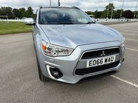 USED 2017 66 MITSUBISHI ASX 1.6D ZC-H SUV 5dr Diesel Manual 4WD Euro 6 (s/s) (112 ps) REVERSE CAM, 12m MOT INCLUDED, USB